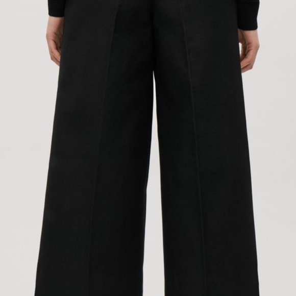 COS WIDE-LEG PANTS BLACK size 6 - Picture 15 of 15